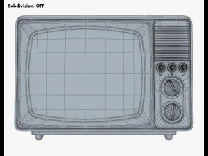 Generic Retro TV M 4 3D Model