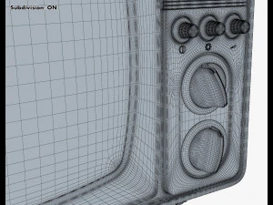 Generic Retro TV M 4 3D Model