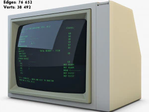 Retro Monitor Collection volume 1 3D Model