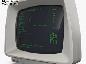 Retro Monitor Collection volume 1 3D Model