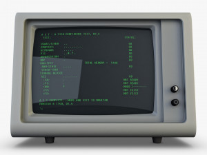 Retro Monitor Collection volume 1 3Dモデル
