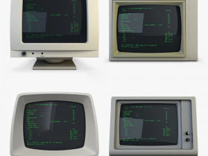 Retro Monitor Collection volume 1 3D Model