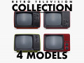 Retro Portable Television Collection volume 1 3D Models