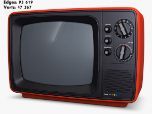 Retro Portable Television Collection volume 1 3D 模型
