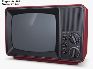 Retro Portable Television Collection volume 1 3D 模型