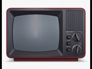 Retro Portable Television Collection volume 1 3D 模型