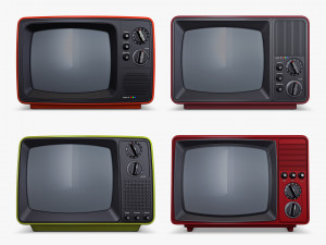 Retro Portable Television Collection volume 1 3D 模型