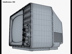 Retro Portable Television Collection volume 1 3D 模型