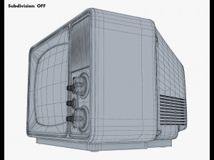 Retro Portable Television Collection volume 1 3D 模型