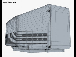 Retro Portable Television Collection volume 1 3D 模型
