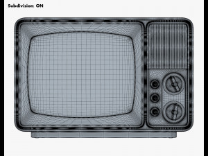 Retro Portable Television Collection volume 1 3D 模型