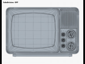 Retro Portable Television Collection volume 1 3D 模型