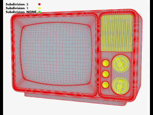 Retro Portable Television Collection volume 1 3D 模型