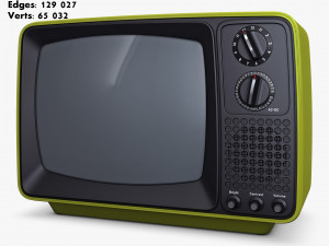 Retro Portable Television Collection volume 1 3D 模型