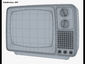 Retro Portable Television Collection volume 1 3D 模型