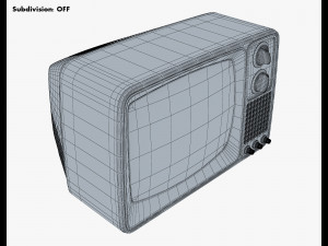 Retro Portable Television Collection volume 1 3D 模型