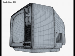 Retro Portable Television Collection volume 1 3D 模型