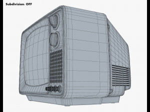 Retro Portable Television Collection volume 1 3D 模型