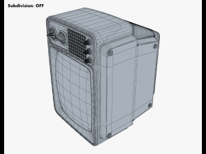 Retro Portable Television Collection volume 1 3D 模型
