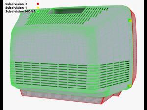 Retro Portable Television Collection volume 1 3D 模型