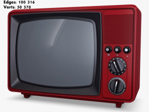 Retro Portable Television Collection volume 1 3D 模型