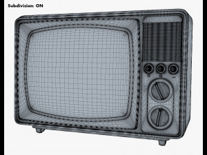 Retro Portable Television Collection volume 1 3D 模型