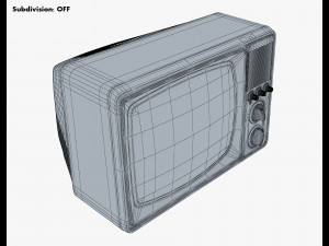 Retro Portable Television Collection volume 1 3D 模型