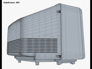 Retro Portable Television Collection volume 1 3D 模型