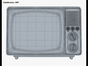 Retro Portable Television Collection volume 1 3D 模型