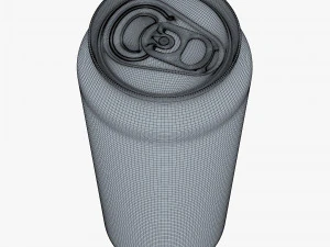 Aluminum Standard Can 500ml v 1 3D Model