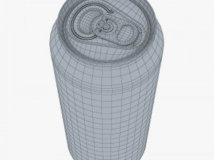 Aluminum Standard Can 500ml v 1 3D Model