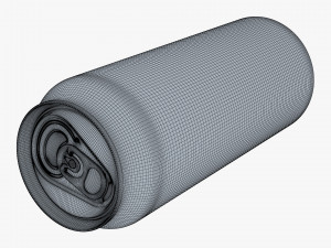Aluminum Standard Can 500ml v 1 3D Model