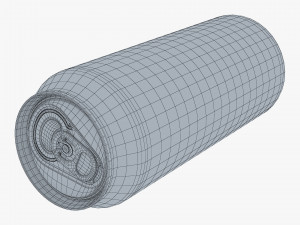 Aluminum Standard Can 500ml v 1 3D Model