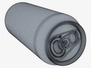 Aluminum Standard Can 500ml v 1 3D Model
