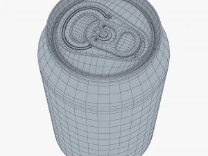 Aluminum Standard Can 330ml v 1 3D Model