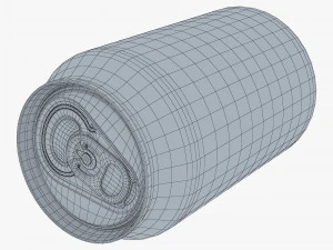 Aluminum Standard Can 330ml v 1 3D Model