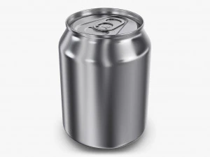 Kaleng Aluminium Stubby 250ml v 1 Model 3D