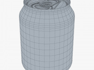 Aluminum Stubby Can 250ml v 1 3D Model