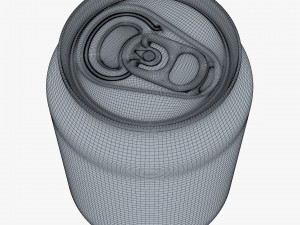 Aluminum Stubby Can 250ml v 1 3D Model