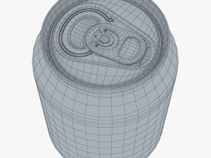 Aluminum Stubby Can 250ml v 1 3D Model
