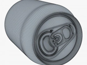 Aluminum Stubby Can 250ml v 1 3D Model