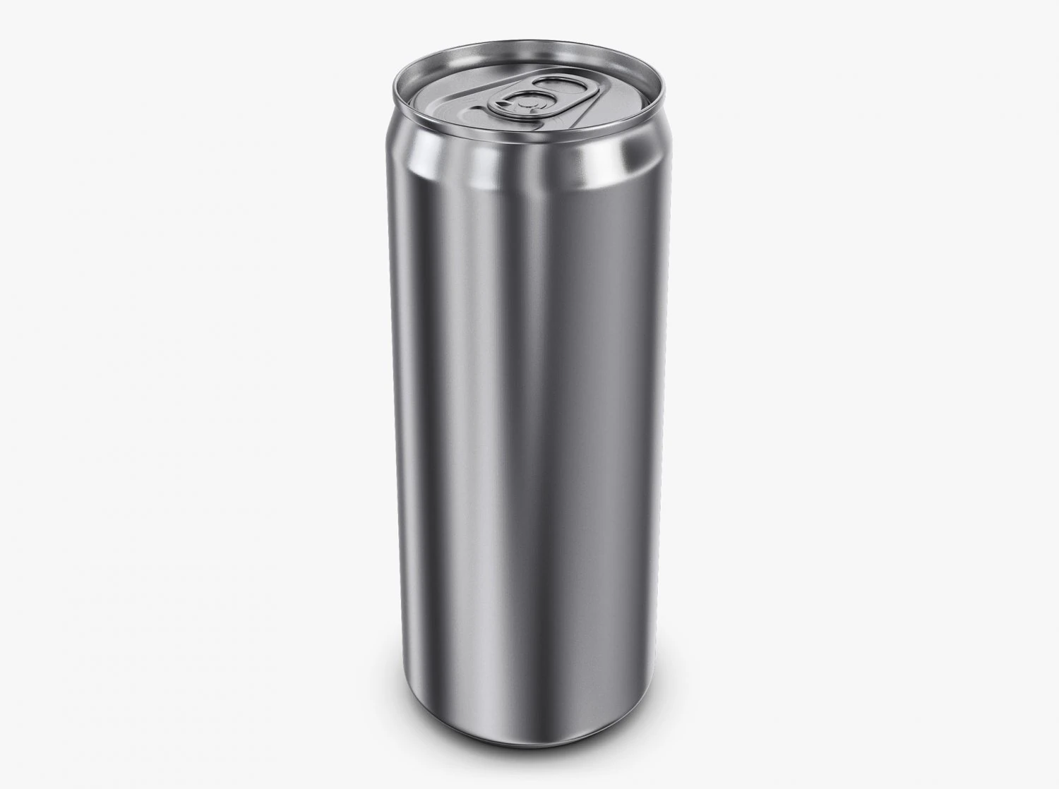 Aluminum Sleek Can 330ml v 1 3D Model .c4d .max .obj .3ds .fbx .stl .blend 