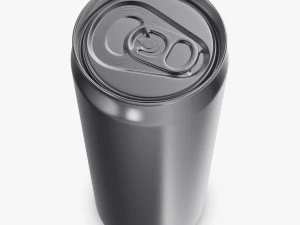 Aluminum Sleek Can 330ml v 1 3D Model