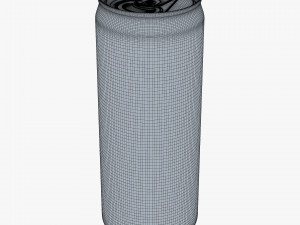 Aluminum Sleek Can 330ml v 1 3D Model