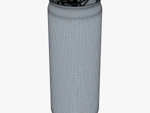Aluminum Sleek Can 330ml v 1 3D Model