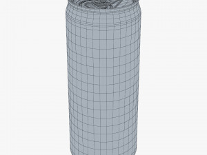 Aluminum Sleek Can 330ml v 1 3D Model
