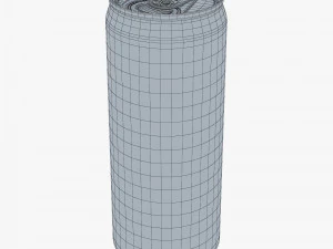 Aluminum Sleek Can 330ml v 1 3D Model