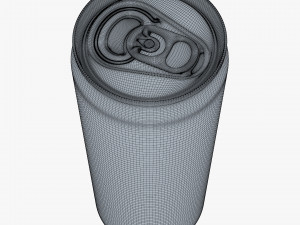Aluminum Sleek Can 330ml v 1 3D Model