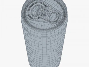 Aluminum Sleek Can 330ml v 1 3D Model