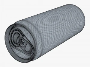 Aluminum Sleek Can 330ml v 1 3D Model